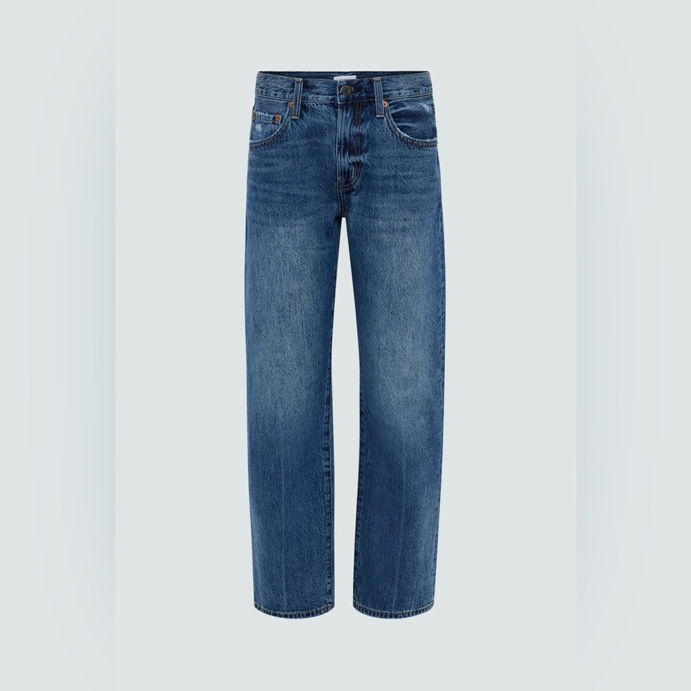 PISTOLA Lexi Mid Rise Bowed Straight Relaxed Jeans  Size 27